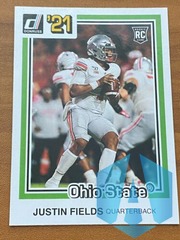 2021 Panini Chronicles Donruss Draft Football Base Rookie #33 Justin FIELDS
